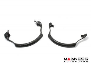 Alfa Romeo Stelvio Steering Wheel Trim - Carbon Fiber - Upper Trim Piece - QV Model Alfa Romeo Stelvio Steering Wheel Trim - Carbon Fiber - Upper Trim Piece - QV Model